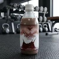 Boisson protéinée liquide orale sans lactose, sans gluten, 500 ml, certifiée ISO, saveur chocolat, bouteille, adultes, pour développer les muscles, perte de poids