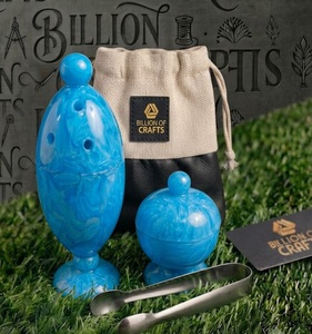 Ensemble de brûleur à bakhoor en résine de luxe avec pince et sac de transport, brûleur à encens arabe Oud, coffret cadeau - Product Image 4