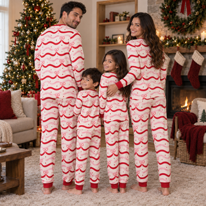 Private Label Supplier <b>Christmas</b> <b>Family</b> Sleepwear <b>Family</b> <b>Matching</b> Long Pants Set <b>Christmas</b> Women Loungewear Set <b>Family</b> <b>Matching</b> - Product Image 4