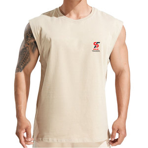 Débardeur Homme Solide et Élégant, Coupe Slim, Col Rond, Design Uni, Léger et Confortable pour le Quotidien et le Streetwear - Product Image 1
