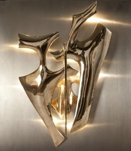 Lámpara de Pared Metálica Grande, Aplique de Pared Decorativo, Artesanía India, Aplique de Metal para Velas - Product Image 5