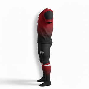 Uniforme de Fútbol Americano Personalizado por Sublimación, Conjunto de Equipo, Tela de Poliéster Resistente, Malla Transpirable, Equipamiento de Práctica de Fútbol - Product Image 4