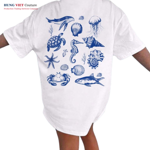 Prix usine automne unisexe 100% coton t-shirt surdimensionné avec impression DTG Design décontracté écologique et séchage rapide - Product Image 3