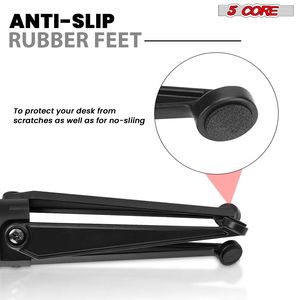 Supporto per Microfono da Tavolo a 5 Perni, Treppiede Universale per Microfono da Scrivania - Product Image 4