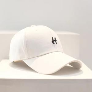 Casquettes de baseball respirantes pour sports de plein air, personnalisées, à rayures bicolores, broderie 3D tissée, avec bouton commun, vente en gros - Product Image 4