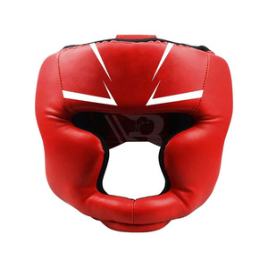 Protège-tête en cuir de haute qualité à double visière pour la boxe, le MMA, les arts martiaux et l'équitation, avec protection renforcée, design durable et respirant - Product Image 1