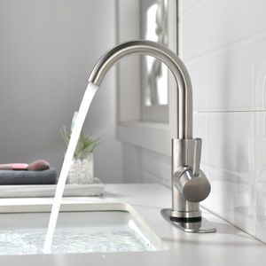 Rubinetto per lavabo bagno nero antico con sensore touchless, monocomando, tipo 1 - Product Image 5