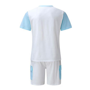 Conjuntos de Verano para Hombre al por Mayor, 2 Piezas, Camiseta y Pantalones Cortos, Secado Rápido, Tela de Algodón de Alta Calidad, Cómodos de Usar - Product Image 5