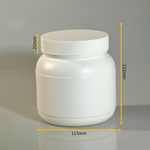 <b>Pill</b> <b>Bottles</b> Custom Color Pharmaceutical Medicine Vitamin Supplement Container Manufactory's Vietnam White 850ml HDPE Cylinder - Product Image 3