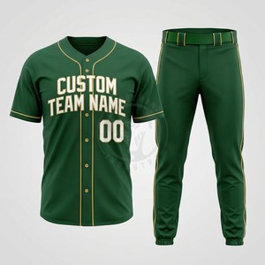 Uniformes de baseball en gros avec logos personnalisés, tissu polyester respirant de haute qualité pour les équipes scolaires américaines, commandes de rosters S-XL - Product Image 6