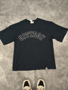 OEM ODM Boxy T-<b>Shirt</b> 100% Cotton O-Neck Regular Fit Short Sleeve Short Length for Breathable Anti-shrink Casual - Product Image 5