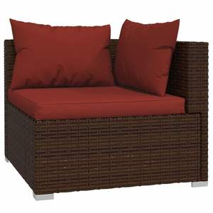 Conjunto de Muebles de Jardín Color Rojo Canela en Tono Marrón - Product Image 3