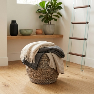 Mosa <b>Basket</b> Woven Jute Storage Bin Braided Natural Fiber Pot Planter Decorative Home Organizer Laundry <b>Plant</b> Holder - Product Image 4