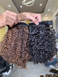 Vietnamesehairluxury 100% Extensions de perruques de cheveux vierges bouclés eurasiens non transformés de grade A Remy du Vietnam - Product Image 2