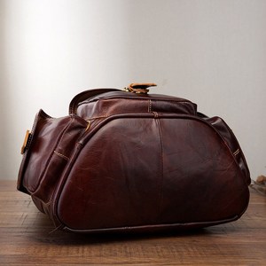 Bolso de Piel para Portátil de Lujo, Impermeable, Antirrobo, Estilo Vintage, Mochila de Viaje, Piel Auténtica, Múltiples Bolsillos, LBP-0344 - Product Image 5