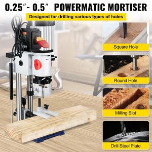 Macchina Mortasatrice da Banco Powermatic 3/4 HP 3400 RPM per Lavorazione del Legno con Set di Scalpelli e Punte da 3400 RPM - Product Image 2