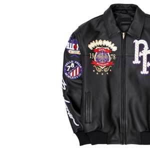 High Quality Genuine Leather Winter Streetwear Stand <b>Jacket</b> | Breathable Quick Dry Unisex Outerwear | Custom Oem/odm Zipper - Product Image 4