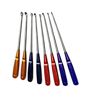 Juego de Curetas Cervicales Manuales de Acero Inoxidable, 8 Piezas, Aprobado por CE, Certificado MOL, Alta Calidad, Ortopedia, Cirugía de Columna Vertebral - Product Image 4