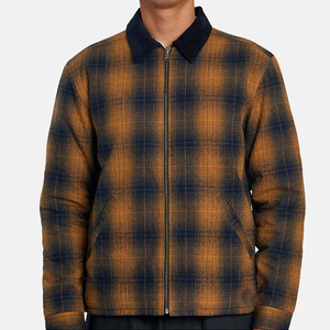 Wholesale <b>Men's</b> High Quality Eco-Friendly Windproof Winter <b>Flannel</b> Hooded Casual Plaid Streetwear <b>Jacket</b> - Product Image 1