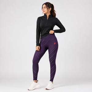 Leggings premium pour femmes, dotés d'un tissu doux et respirant, d'une coupe flexible et d'une liberté de mouvement totale pour le fitness et l'entraînement. - Product Image 6