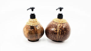 Distributeur de savon liquide en coquille de noix de coco de qualité supérieure pour une hygiène quotidienne - Product Image 4