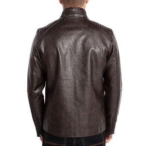 Nouvelles vestes en cuir pour la saison d'hiver, personnalisées, 100% peau de mouton / Cuir de vache pour hommes, haute qualité, cuir véritable 100% authentique - Product Image 3