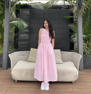 Sleeveless LINEN Blended <b>Dress</b> Non-fading, Non-shrinking Good quality From Vietnam Manufacturer Factory OEM ODM Ready to ship - Product Image 4