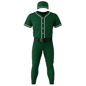 Uniformes de Béisbol Personalizados al por Mayor, Pantalones de Jersey Transpirables de Secado Rápido 100% Poliéster, Cintura Elástica, Impresión Sublimada - Product Image 3