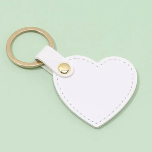 Genuine Leather Keychains Custom Blank Wedding Gift Top Quality Fashion Keyrings Car Keyring Bag <b>Charm</b> Pendant <b>Heart</b> Keychain - Product Image 4