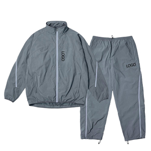 Plain Hooded Printed Polyester/Nylon Tracksuit <b>for</b> <b>Men</b> Unisex <b>Jacket</b> <b>Track</b> Pants Set Drawstring Closure Leisurewear Tracksuits - Product Image 5