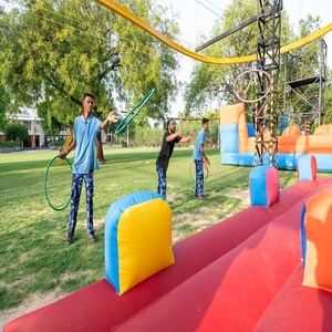 Equipo Inflable para Parques de Diversiones, Uso Interior y Exterior, Pista de Obstáculos Inflable Gigante para Parques de Aventura - Product Image 1