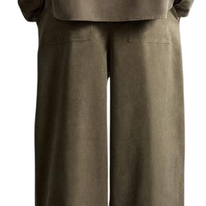 <b>Men's</b> Baggy Wide Leg Sweatpants Relaxed Fit <b>Elastic</b> Waist Casual <b>Trousers</b> with Pockets Custom OEM Streetwear Pants - Product Image 4