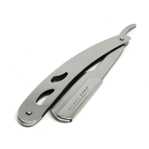 Navaja de Afeitar Profesional para Hombre, de Acero Inoxidable, con Cuchilla Reemplazable, para Afeitar la Barba - Product Image 1