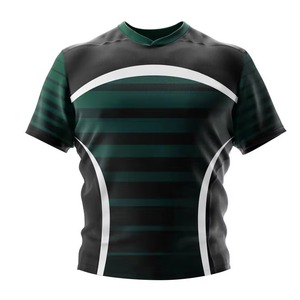 Nuevo diseño de uniforme de rugby transpirable para hombre, conjunto personalizado sublimado, uniformes de rugby de color sólido para equipos. - Product Image 3