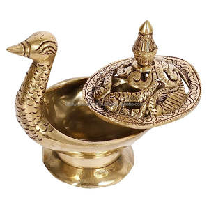 Incienso Metálico de Oriente Medio de Primera Calidad con Incrustaciones de Diamantes de Imitación, Estilo Eléctrico o No Eléctrico, Excelente Diseño por FWE - Product Image 1