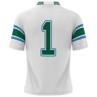 En İyi İndirimli Yetişkin Amerikan Futbolu Formaları %100 Polyester Nefes Alabilen Hızlı Kuruyan Özelleştirilmiş Logo Baskılı Tüm Bedenler Mevcut