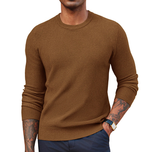 <b>Men</b> Button Front <b>Knit</b> <b>Cardigan</b> Soft Long Sleeve Casual Sweater Regular Fit Ribbed Edge Custom Design Wholesale <b>Mens</b> Clothing - Product Image 1