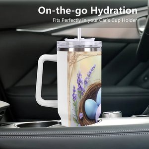 40Oz Large Stainless Steel Tumbler <b>With</b> <b>Straw</b> For Volunteer Recognition And Awards - Product Image 3