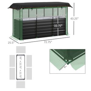 Fioriera in Acciaio Zincato per Rete da Giardino - Product Image 4