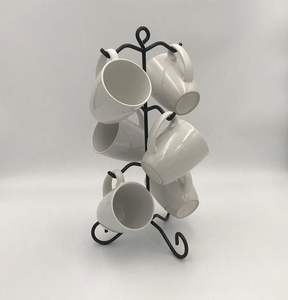 Support à tasses en fer durable pour tasses et mugs lourds, assurant la stabilité et des performances durables en cuisine - Product Image 2