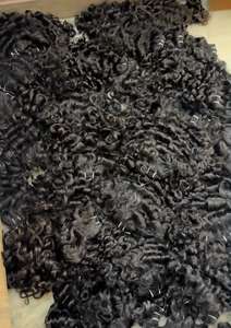 Cuticules bouclées naturelles alignées sans enchevêtrement humain indien donneur unique non transformé Machine Double trame Extension de cheveux - Product Image 4