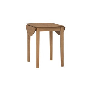 Contemporary Extendable <b>Solid</b> <b>Wood</b> <b>Dining</b> <b>Table</b> Space Saving Folding Modern <b>Round</b> <b>Dining</b> Set for Small Home 4 Seating Capacity - Product Image 2
