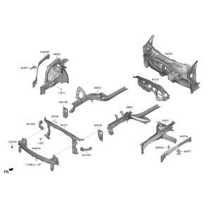 อะไหล่รถยนต์และรถบรรทุกอื่นๆ ของ Elantra รุ่นใหม่ ด้านซ้าย 64501BY000 - Product Image 2