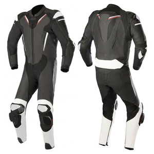Traje de Motociclismo de Cuero de Manga Larga para Hombre, Transpirable, Protección para Todas las Estaciones - Product Image 5