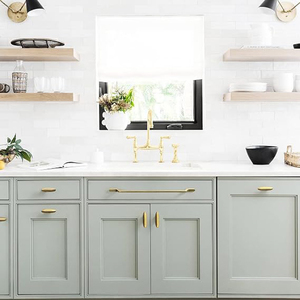 <b>Metal</b> Cabinet Knobs Solid Kitchen Cabinet Knobs Hexagon Shape Brushed Gold Knobs for Kitchen Cabinets and Drawers Dresser Knob - Product Image 6