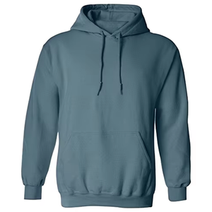 Sweat-shirts à capuche unisexes en polaire épaisse doublée de polyester multicolore, avec logo personnalisé, grandes tailles pour hommes, pour l'automne - Product Image 1