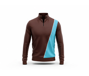 Wholesale Custom Quarter Zip Jacket for Football Teams for <b>Men</b> Women Youth Sportswear Quick Dry Team <b>Pullover</b> - Product Image 4