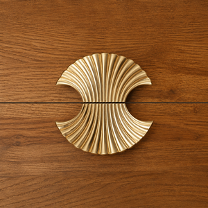 Handcrafted Solid Brass Floral Branch Cabinet Handle Golden Finish Decorative <b>Drawer</b> <b>Pull</b> Wardrobe Door Furniture Hardware Accen - Product Image 6