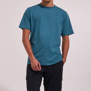 T-shirts décontractés pour hommes à col rond et manches courtes, personnalisables, vierges sur le devant, en toile polyester/coton, coupe classique, dernière mode - Product Image 3