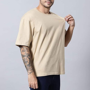 Camiseta de hombre de diseño moderno, de secado rápido, 100% algodón, estampada, de corte holgado y cómodo, talla grande. - Product Image 2